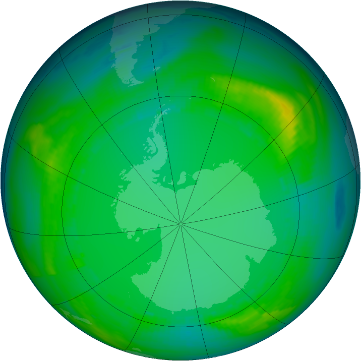 Ozone Map 1980-07-21